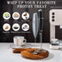 Handheld Milk Frother with Stand, Frother Wand, Electric frother for Coffee Whisk, Hand Mixer Blender Milk Foamer, Drink Mixer, Electric Whisker f...