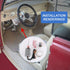 JDMSPEED New Chrome 12V Universal Street Hot Rod Turn Signal Switch with Flasher Replacement for Ford GM...
