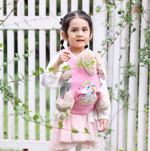 GAGAKU Baby Doll Carrier Kids Toy Baby Carrier Dolls Toy Baby Doll Sling Reborn Baby Doll Carrier with Adjustable Straps for Stuffed Animal Doll A...