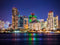 San Diego Colorful Skyline DIY 5D Diamond Painting by Number Kit, Night View Crystal Rhinestone Paintings Cross Stitch Home Wall Decor 12x16 Inch...