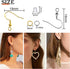 TOAOB 925 Sterling Silver Earring Hooks 600pcs Ear Wires Fish Hooks Hypoallergenic Earring Making Kit Supplies with Jump Rings and Earring Backs f...