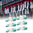 20PCS Wire Splice Connector Lever Wire Connectors Nuts 1 in 2 out Compact Wire Conductor Connector 41A 450V Electrical Connectors for 10-20AWG Wir...