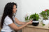 rePotme 6 inch Self Watering Plant Pot for Indoor Plants, African Violets, Succulents, The Aqua Core Collection (Midnight Sky)...