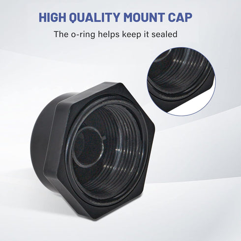 Anina NMO Antenna Mount Cap with O Ring Seal Dust Weather Rain Cover 2-Pack...