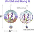 Seahorse 3D Wind Spinner Kinetic Metal Art Hanging Wind Spinner Outdoor Decoration Ocean Ornaments Decor for Yard and Garden...