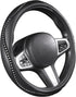 AUTOYOUTH Steering Wheel Cover, Crystal Studded Rhinestone Bling Styling for Car, SUV, Truck Heavy Duty, Anti-Slip, Excellent Grip Standard Size 1...