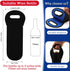 Desing Wish 2 PCS Wine Carrier Tote Bags for 750ml Red/White Wine Bottles, Insulated Neoprene Wine Cooler Bag Wine Gift Bags for Gift/Picnic/Party...
