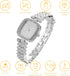Halukakah Diamonds Gold Watch Iced Out, Women's 18K Real Gold/Rose Gold/Platinum White Gold Plated 30MM Width Square Dial Quartz Wristband 7.5" wi...