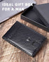 Mens Wallet Slim Minimalist Leather Card Holder Wallets RFID Blocking Bifold Front Pocket for Men as Ideal Gifts Box...
