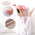 16PCs Marble Makeup Brushes Set Premium Synthetic Face Eye Lip Make Up Brush Kits for Foundation, Powder,Eyeshadow,Eyebrow,Eyelash,Eyeliner,Blendi...