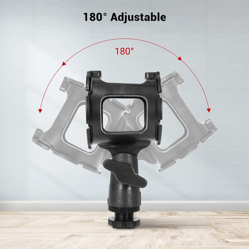 SmallRig Microphone Shock Mount with Cold Shoe Pinch for Camera Shoes and Boompoles 1859...