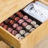 Qozary 2 Pack Socks Underwear Drawer Organizer Divider, 24 Cell or 16 Cell Collapsible Cabinet Closet Organizer Storage Boxes for Clothes, Socks, ...