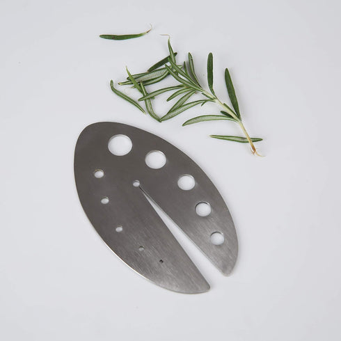 Herb Stripper Tool, Stainless Steel Herb Leaf Zipper for Kale, Chard, Collard Greens, Rosemary and Thyme...