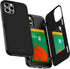 GOOSPERY for iPhone 12/12 Pro (2020) 6.1-Inch Card Holder Wallet Case, Protective Dual Layer Bumper Phone Back Cover with Hidden Mirror - Black...