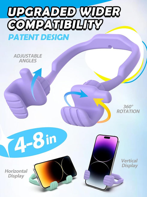 Cell Phone Stand Thumbs Up Lazy Phone Stand - 2 Pack Phone Holder 2024 College Graduation Gifts for Her Him Cellphone Phone Stand for Desk Birthda...