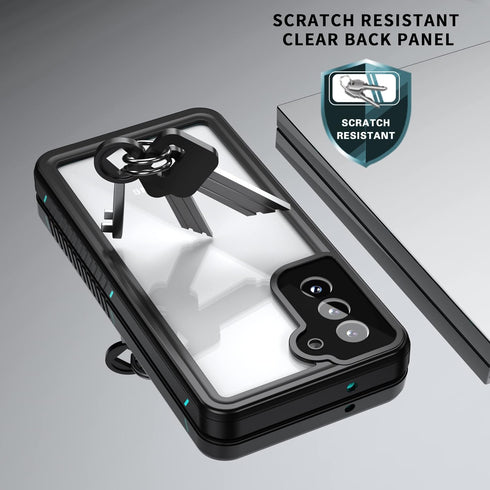 Ezanmull Waterproof Case for Samsung Galaxy S21 FE 5G, Built-in Screen Protector, Dustproof, Shockproof, Drop Proof, Rugged Full Body Cover for Sa...