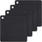 Silicone Trivet Mats Hot Mat - Hot Pads Robust Non Slip Coasters Heat Resistant Mats (Black)...