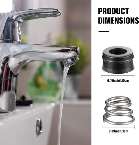 RP4993 Replacement Seats and Springs RP4993 Faucet Repair Seat Spring Kit Faucet Stem Assembly Repair Kit Compatible with Faucet Repair Kit (8 Pie...