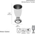 Wilton Armetale Wine Goblet , silver -, 1 Count (Pack of 1)...