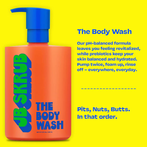 The Body Wash for Kids, Tween & Teen Boys with Foaming Action & Natural Citrus Scent - No Harsh Ingredients Boys Body Wash - Conquer Adolescent Fu...