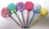 Puff Pom Poms Party Pens -6 Pack - Party Favor, Stocking or Gift Basket Stuffer...