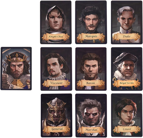 A&B GAMES Portable Medieval Strategy Card Game: Team vs. Team Fun for 5-10 Adult Players – Perfect for Showcasing Your Skills at Parties...
