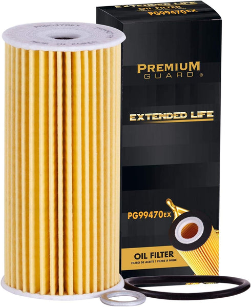 PG99470EX Extended Life Oil Filter up to 10,000 Miles | Fits 2023-18 Kia Stinger, 2020-19 K900, 2023-19 Genesis G70, G80, G90...