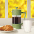 Oggi French Press Coffee Maker (12oz)- Borosilicate Glass, Coffee Press, Single Cup French Press, 3 cup Capacity, Olive...