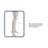 FUTURO Anti-Embolism Thigh Length Stockings, Large Regular, White. Moderate (18 mm/Hg)...