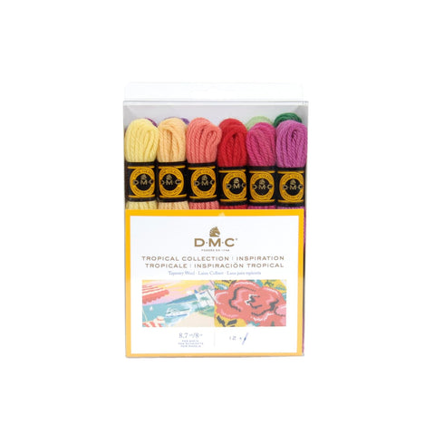 DMC Tapestry Wool - The Tropical Collection - 12 Count - 8.7 Yards Skeins......