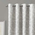 Zenna Home 100% Blackout Window Curtain, Everly Room Darkening, Easy to Install with Grommet Top (1 Panel), 50 inches x 84 inches, Silver...