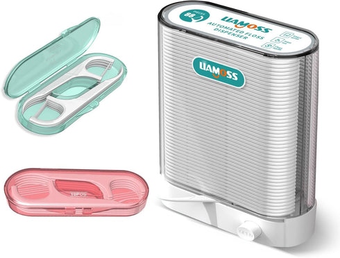 Dental Floss Picks Dispenser-Automatic Pop Out Design 108 Count Professional Flossers-Perfect Tools for Oral Care-Perfect Against Tooth Decay...