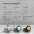 FEDAI KZ EDX Pro Wired Earbuds Headphones 10mm Dual Magnetic Dynamic Driver in Ear Monitor, HiFi Deep Bass Wired Earbuds with 5N OFC 2pin Detachab...