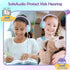 Kids Headphones, Wired Headphones for Kids Over Ear with Microphone, 85/94dB Volume Limiter Headphones for Girls Boys with Sharing Jack, Foldable ...