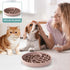 Slow Feeder Dog Bowls, Silicone Pet Food Bowls with Suction Cups for Small Medium Breed, Non-Slip Dog Feeding Bowls Slow Down Pet Eating Speed, An...