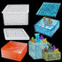 FineInno Square Storage Box Resin Casting Molds with Lid Water Ripple Stackable Box Silicone Molds Jewelry Case Epoxy Mold DIY Trinkets Organizer ...