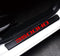MAXDOOL 4Pcs Car Door Sill Protector Reflective 4D Carbon Fiber Sticker Decoration Door Entry Guard Door Sill Scuff Plate StickersCompatible with ...