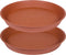 2 Pack of Bird Bath Bowl 14 inch, 1.6" Depth, 12 14 16 18 19 inch Heavy Duty BirdBath Bowls only, Plastic Round Large Plant Saucer Dish for Garden...
