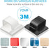 Adhesive Cable Clips White (Large, 45 PCS), Upgraded Wire Clips for Electric Wires, Cord Holders Management Under Desk, Car, Extension Cord, Ether...