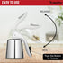Wine Stopper Bottle Champagne Saver – Elegant Stainless Steel and Silicone Wine Saver Seals Out Air and Prevents Spills – Reusable, Expandable Bot...