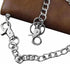 Men's Genuine Leather Biker Star Zipper Card/Money Chain wallet Purse...