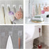 Adhesive Wall Hooks Bathroom Kitchen 24 Packs Heavy Duty 22lb(Max) Nail Free Sticky Hangers with Stainless Hooks Utility Towel Bath Ceiling Hook...