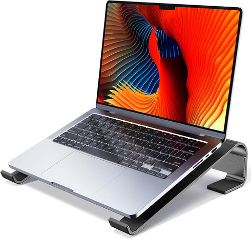 Laptop Stand for Desk, Aluminum Laptop Riser, Ergonomic Computer Stand for Laptop, Laptop Cooling Stand Compatible with for MacBook Pro/Air, Dell,...