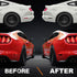 NDRUSH Blackout Side Marker Lights Vinyl Tint Film Precut Overlay Rear Sidemarker Wrap Cover Compatible with Ford Mustang 2015 2016 2017 2018 2019...