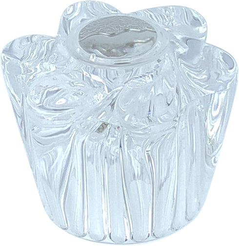 Bathtub and Shower 1 Piece Petal Faucet Knob Replacement Trim Kit with 3 Piece Button Set of Hot, Cold, and Diverter, Clear Acrylic...