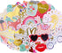 120pcs Scrapbook Stickers Cardstock Stickers Love Stickers Decorative Masking Stickers for Personalize Laptop Scrapbook Daily Planner and Crafts...