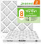 10x10x1 Furnace Air Filters 2 Pack, MERV 8 MPR 600 & FPR 5 Filtering, HVAC Air Filter Replacement (exact dimensions: 9 3/4"x9 3/4"x3/4")...