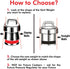 Hawkins Whistle Vent Weight for Stainless Steel and Bigboy Pressure Cooker, 1.5 Liter to 22 Litre...