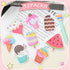 32Pcs Ice Cream Sticky Notes,640Sheet Summer Sticky Notepad Cute Fruit Note Pads Self Sticky Writing Memo Pads Page Marker Supplies Kids Adults Sm...