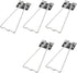 MY MIRONEY 5-Pack Easel Back with Screws for Picture Frames Art Silver Tone...